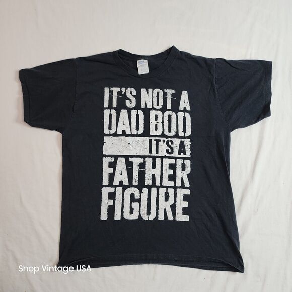 Funny Dad Shirt,It's Not A Dad Bod It's A Father Figure T-Shirt,‎ Dad T Shirt L - Picture 1 of 9